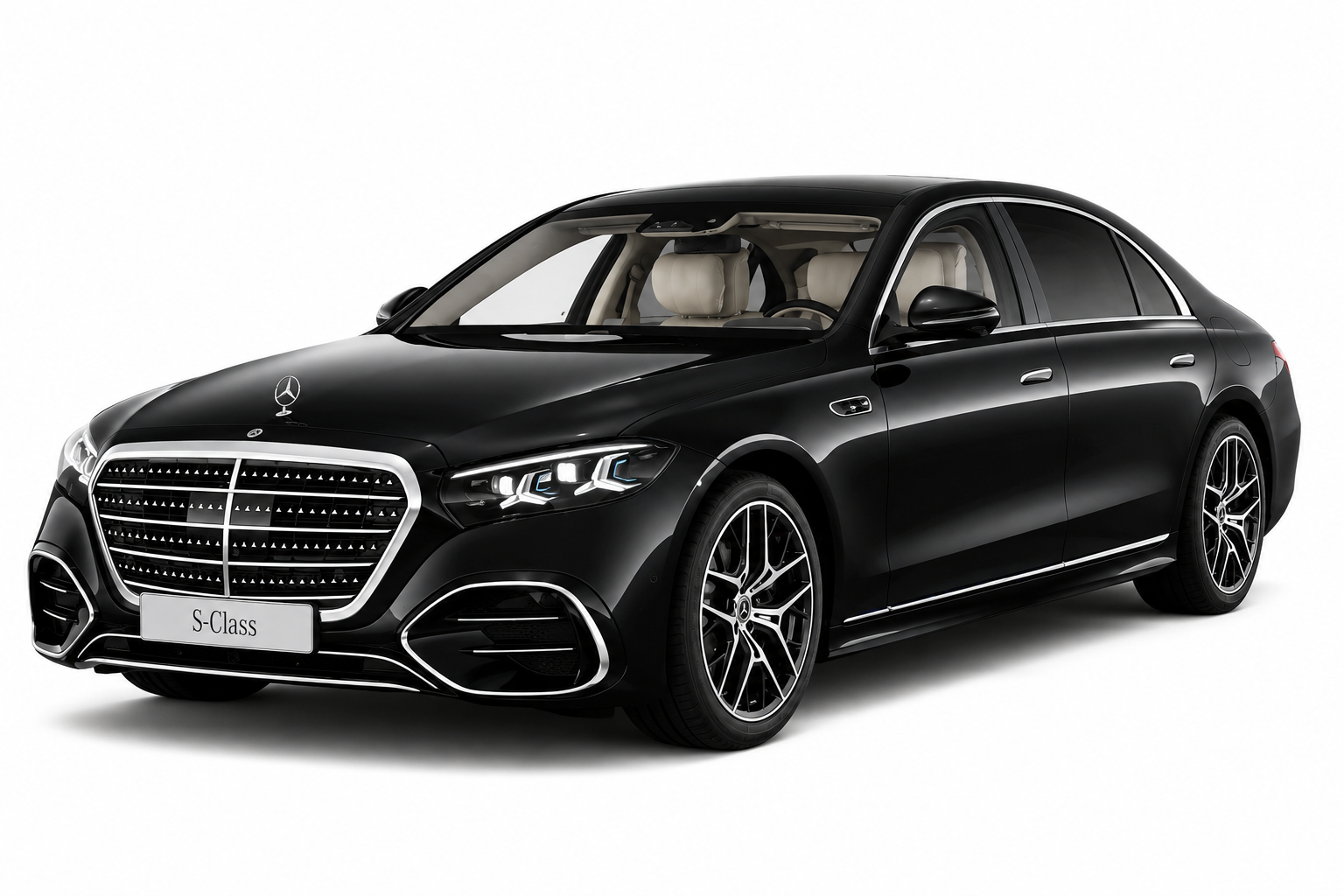 Mercedes S-Class First Class avec chauffeur privé Chauffeurs Service à Paris
